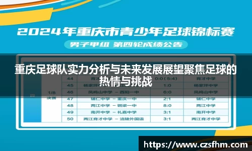 重庆足球队实力分析与未来发展展望聚焦足球的热情与挑战
